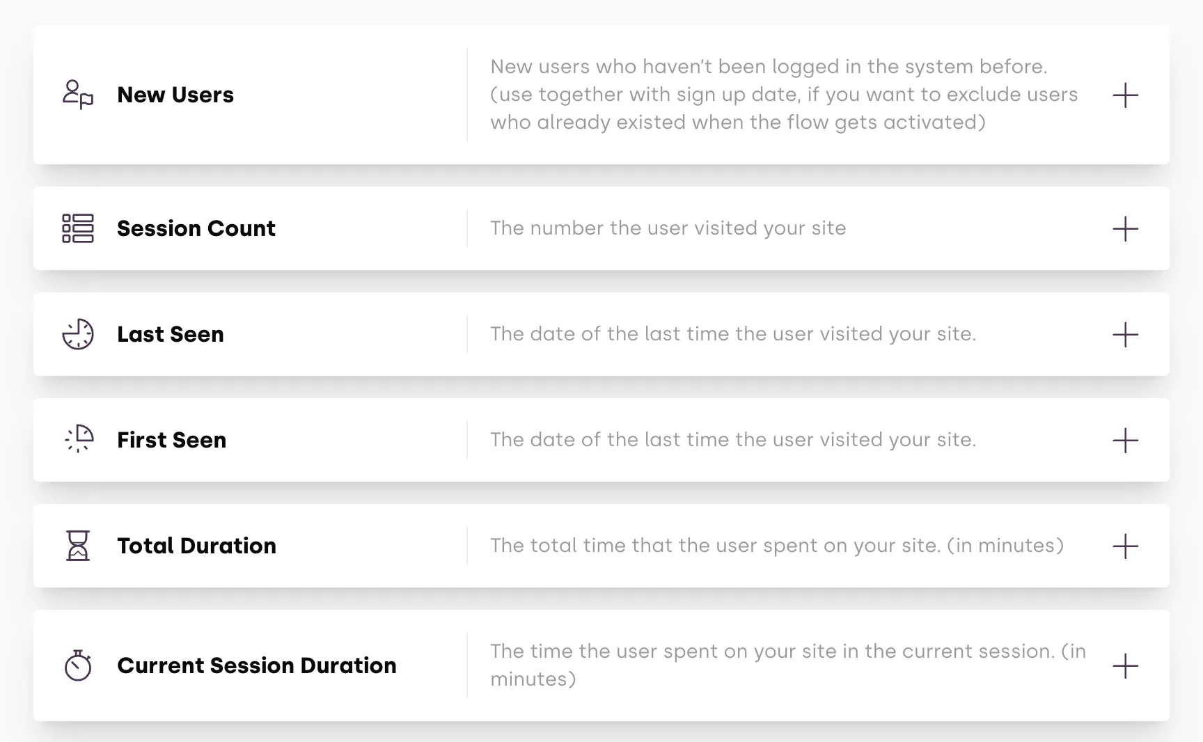 Targeting different users with Bonboarding